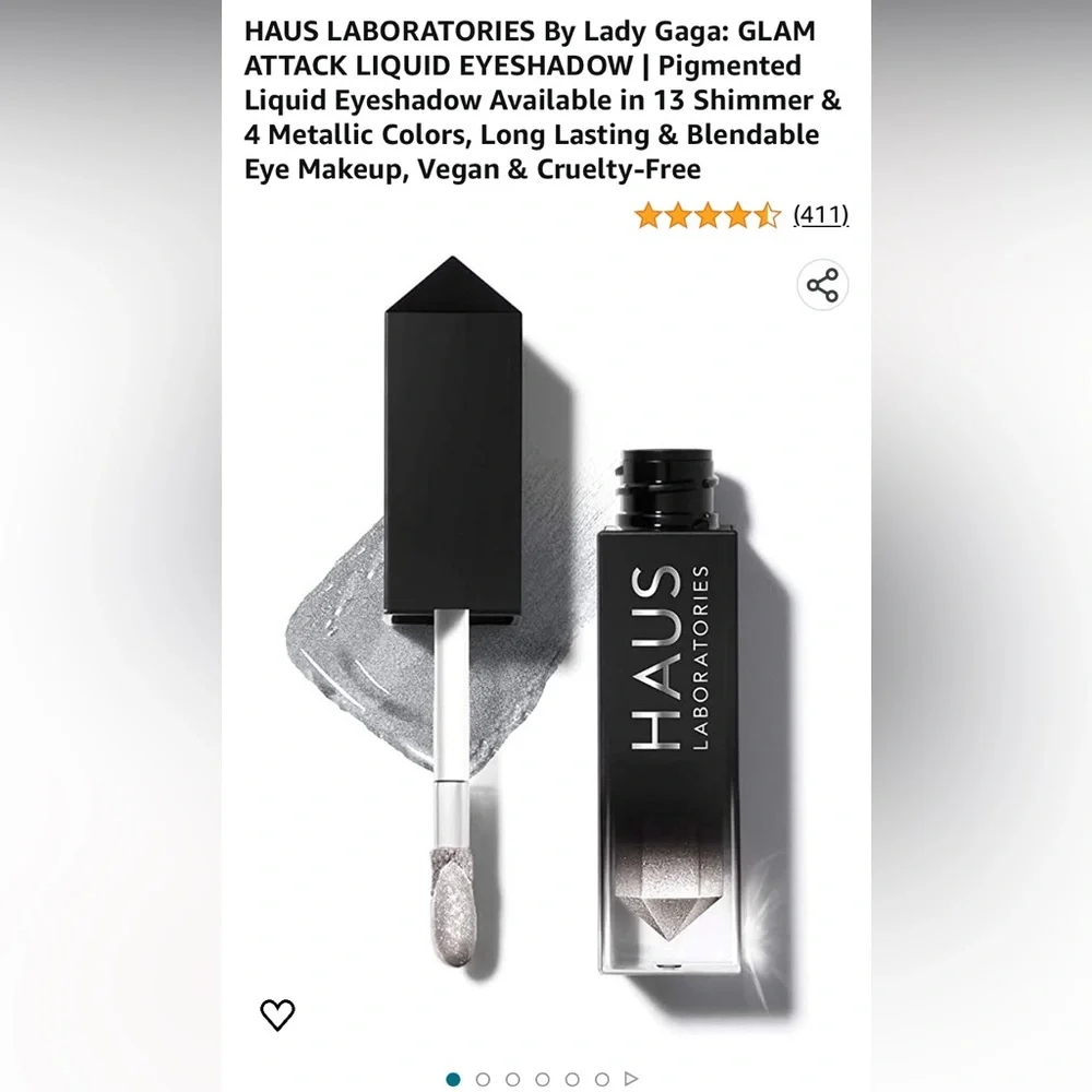 Haus by lady Gaga glam attack eyeshadow‎ in flash. New in box. 20 retail